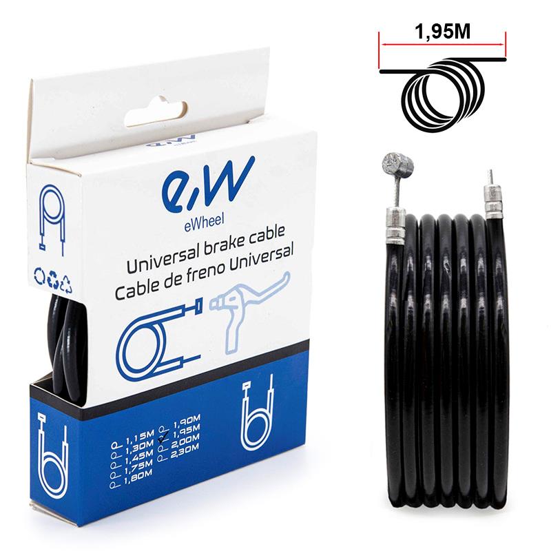 Schwarzer Bremshebel und -kabel 1,95m - Image 3