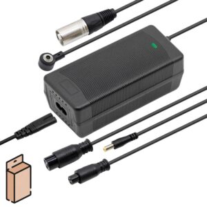 36 V Ladegerät (42 V) 2A mit Anschlüssen X16/XLR/GX12/MI4 Pro (1. Gen)/DC cecotec