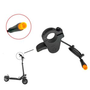 Vollöffnungsgasgriff mit wasserdichtem Stecker 25cm schwarz - Modell 1