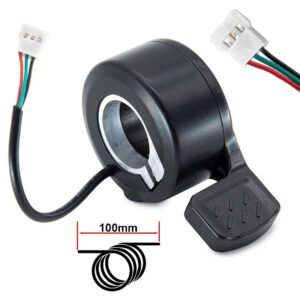 Schwarzer Gashebel ohne Bremsbelag