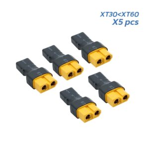 Adapter XT30 Stecker auf XT60 Buchse - 5 Stk