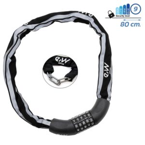 EWLK017 Kettenschloss mit reflektierender Abdeckung