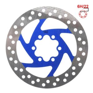 Bremsscheibe 140mm 6H blau