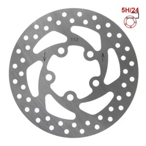 DV5-2 110mm 5H silberne Bremsscheibe für Xiaomi Essential und 1S neues Modell