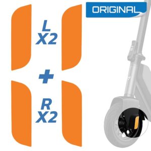 Original Niu KQi1 Pro RYL reflektierende Zieraufkleber - 4 Stück