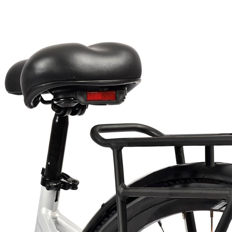 Arturo silbernes 700C Urban-Elektrofahrrad mit Aluminiumrahmen und Scheibenbremsen - Image 5