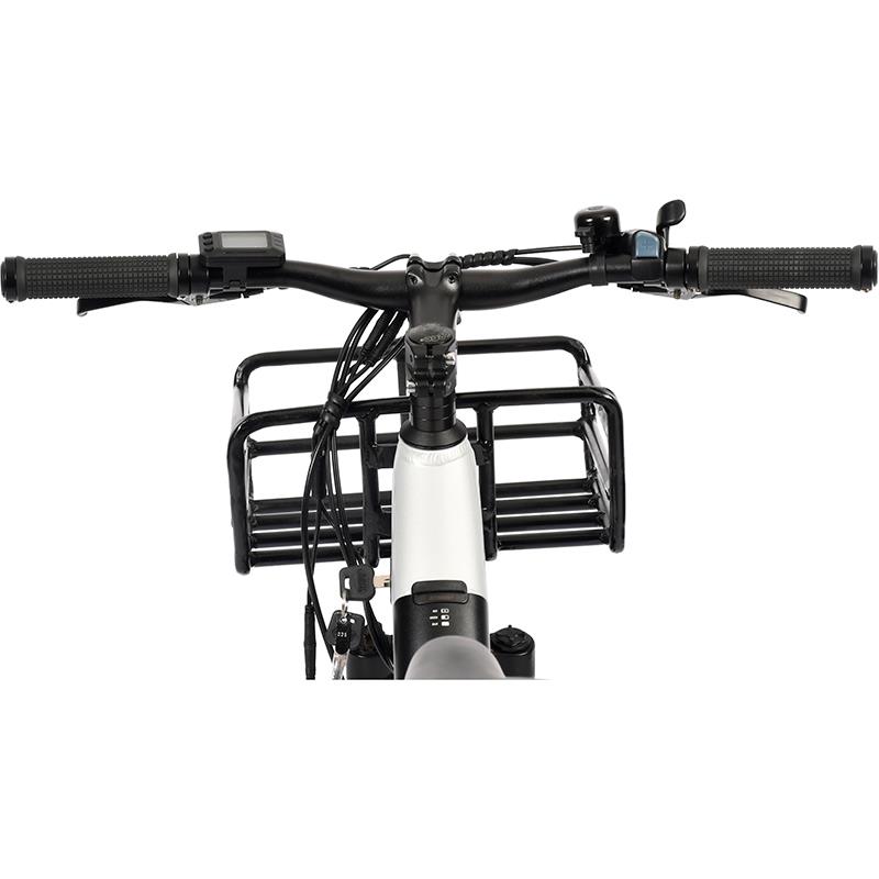 Arturo silbernes 700C Urban-Elektrofahrrad mit Aluminiumrahmen und Scheibenbremsen - Image 6