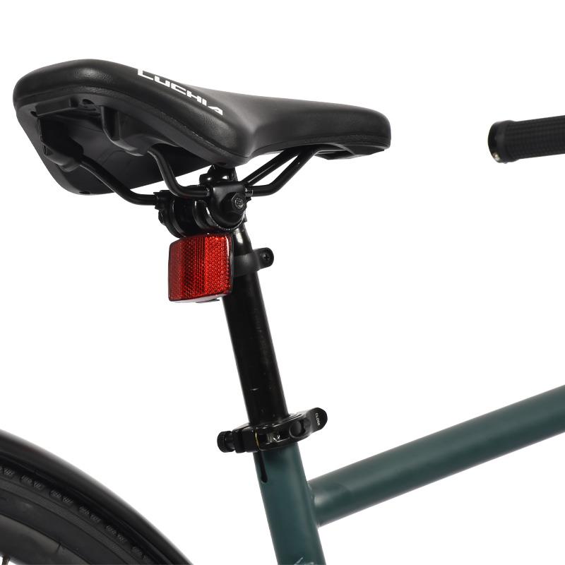 Atria grünes 700c Elektro-Rennrad mit Stahlrahmen und Scheibenbremsen - Image 4