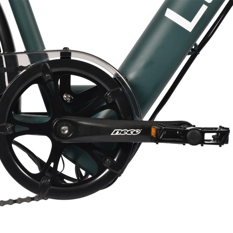 Atria grünes 700c Elektro-Rennrad mit Stahlrahmen und Scheibenbremsen - Image 5