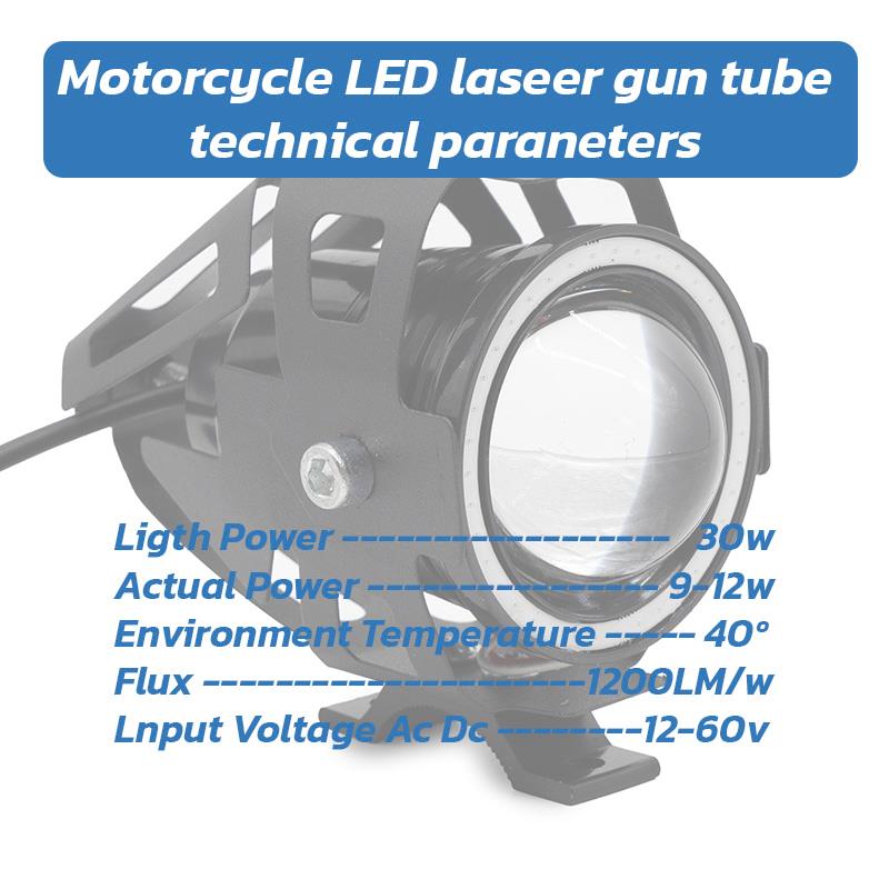 U7 12-80V blauer LED-Scheinwerfer - Image 4