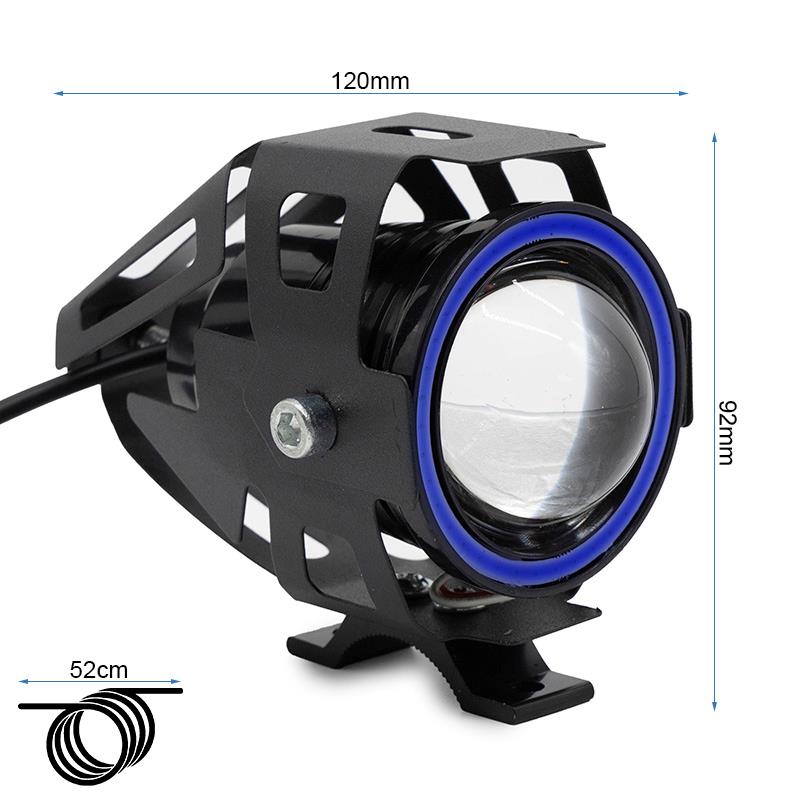 U7 12-80V blauer LED-Scheinwerfer