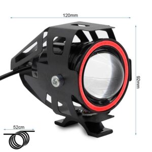 U7 12-80V roter LED-Scheinwerfer