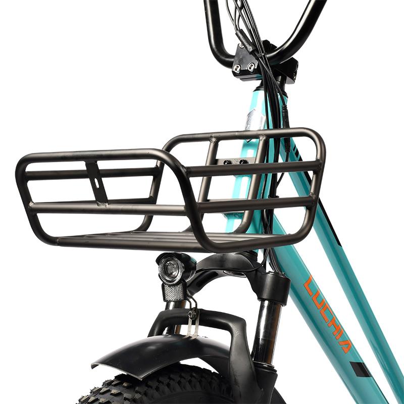 Weißes 20" Taurus Elektro-Fat-E-Bike mit Scheibenbremsen - Image 2