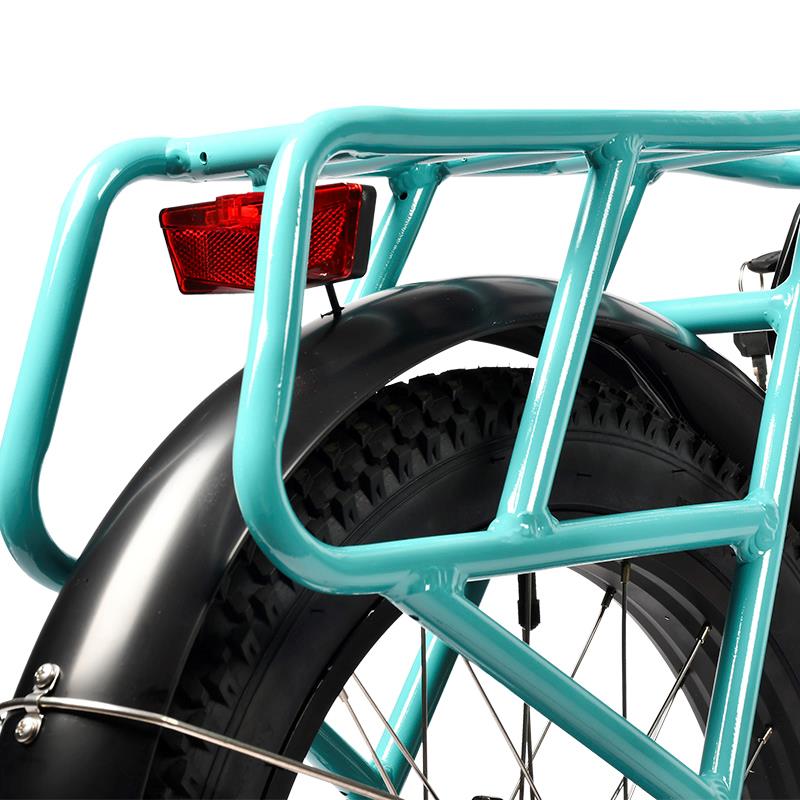 Weißes 20" Taurus Elektro-Fat-E-Bike mit Scheibenbremsen - Image 5