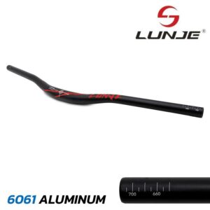 720mm Lenker mit 25mm Rise, schwarz-rot