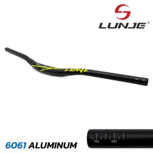 720mm Lenker mit 25mm Rise, schwarz-grün