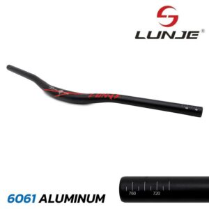 780mm Lenker mit 25mm Rise, schwarz-rot