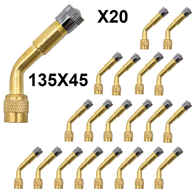 135° gebogenes Rückschlag-Verlängerungsventil - 20 Einheiten
