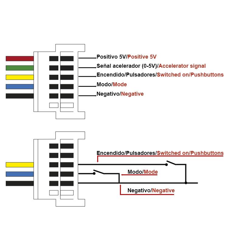 2-Tasten-Beschleuniger für Cecotec Outsider und Bongo A-Serie blau - Image 4