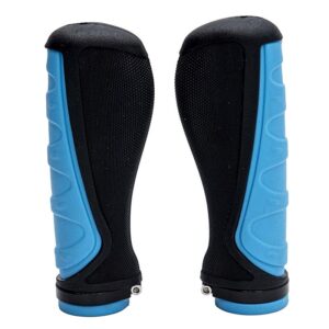 Blaue ergonomische Silikon-Verriegelungsgriffe - 2 Stück