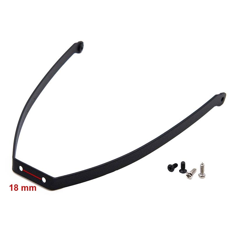 Schwarze Kotflügelhalterung aus Metall für MI4 Pro - Image 4